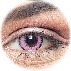 Kazzue Fay Pink colored contacts