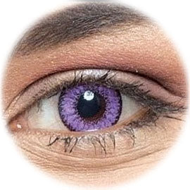 Kazzue Fay Violet colored contacts