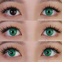 Kazzue Festival Green colored contacts