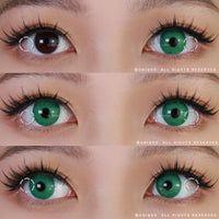 Kazzue Festival Green colored contacts
