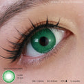 Kazzue Festival Green colored contacts