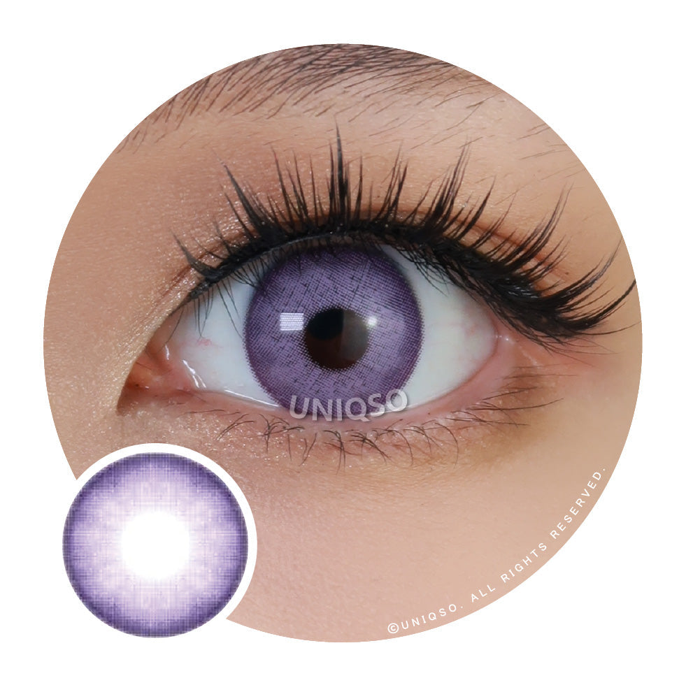 Kazzue Festival Violet colored contacts