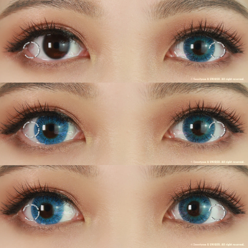 Kazzue Heavenly Cupcake Blue (1 lens/pack)-Colored Contacts-UNIQSO Canada