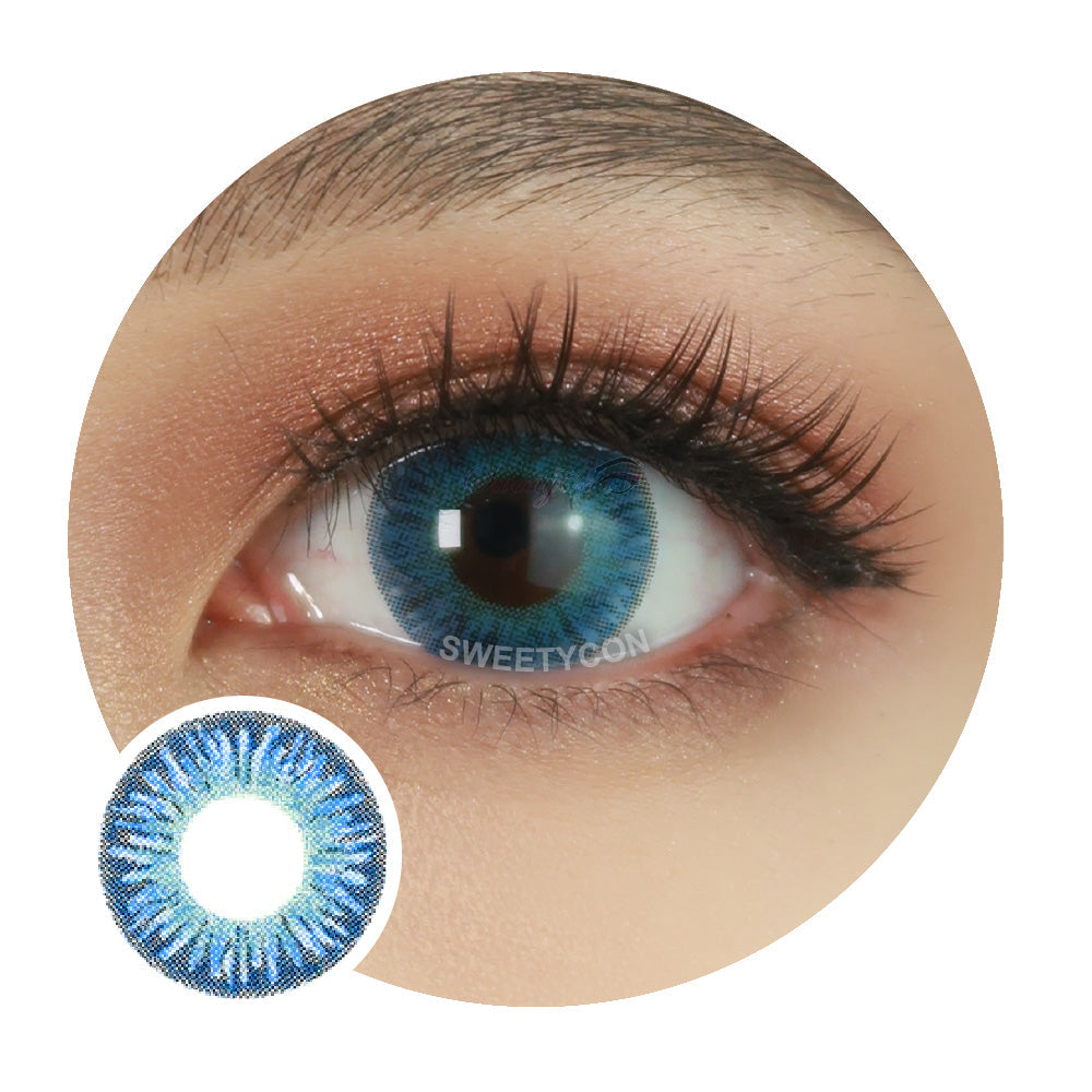 Kazzue Heavenly Cupcake Blue (1 lens/pack)-Colored Contacts-UNIQSO Canada