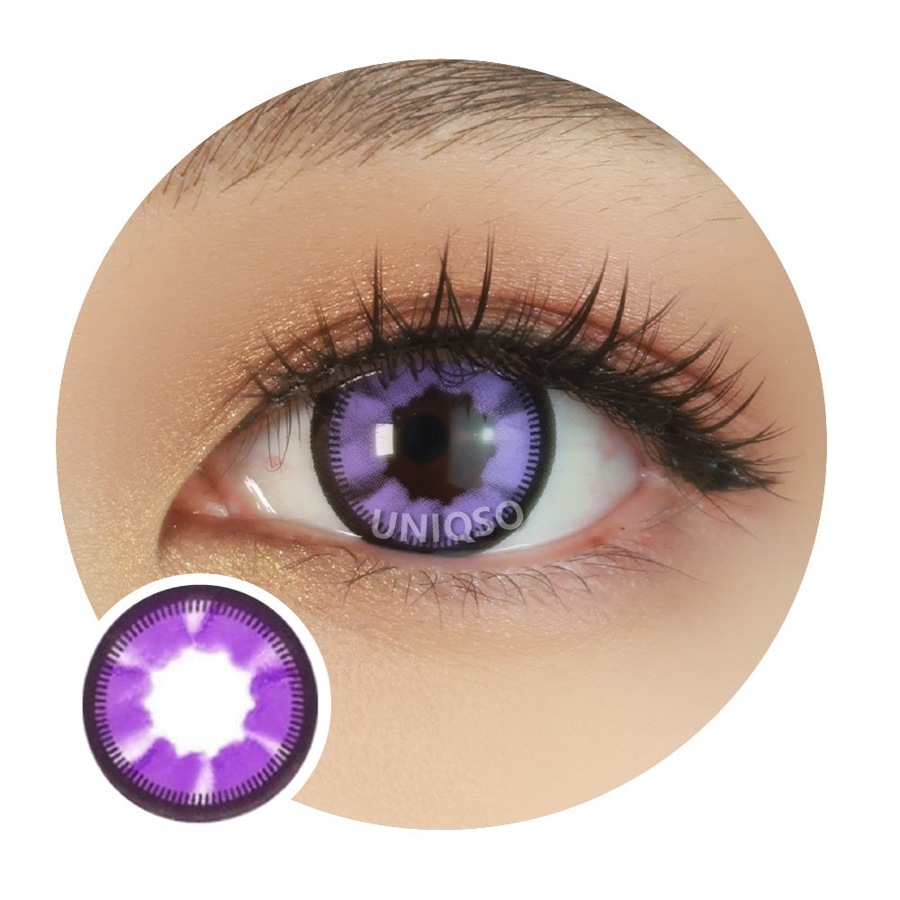 Kazzue Heavenly Gummi Violet colored contacts