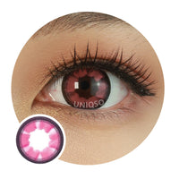 Kazzue Heavenly Jelly Pink colored contacts