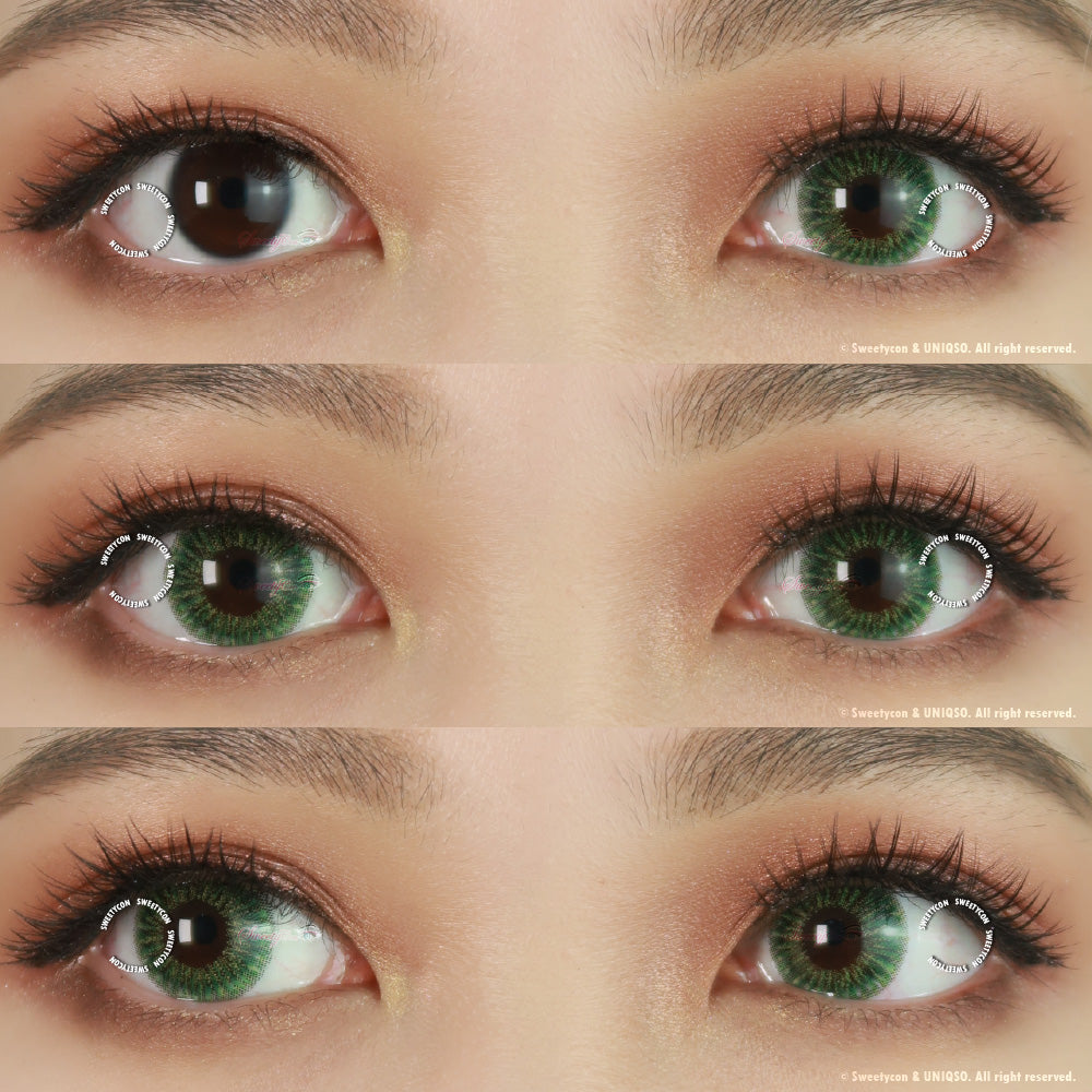 Kazzue Heavenly Lollipop Green (1 lens/pack)-Colored Contacts-UNIQSO Canada
