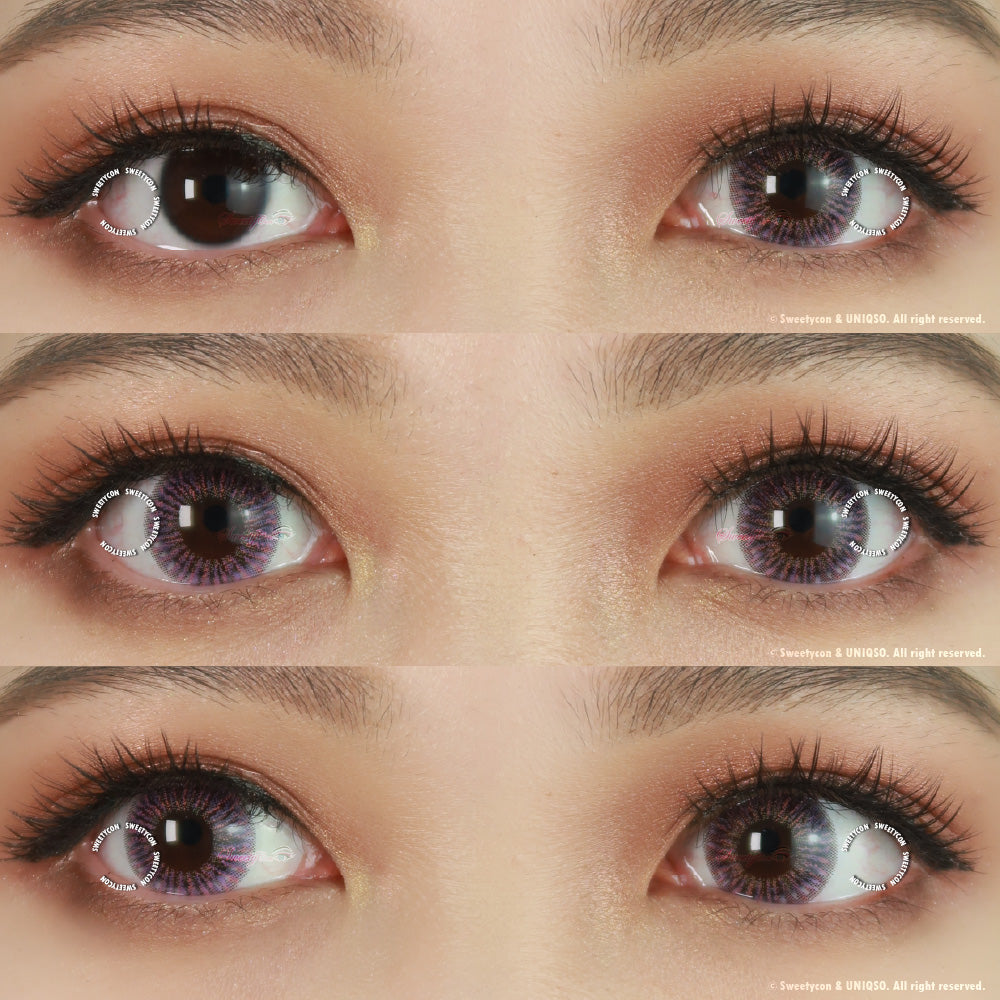 Kazzue Heavenly Macaron Violet (1 lens/pack)-Colored Contacts-UNIQSO Canada