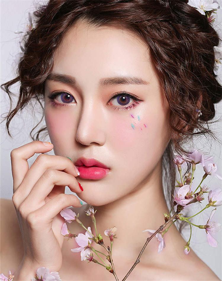 Kazzue Heavenly Macaron Violet (1 lens/pack)-Colored Contacts-UNIQSO Canada
