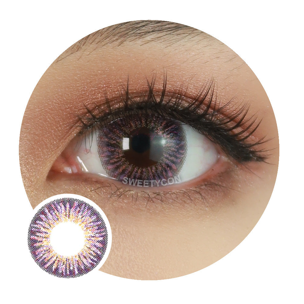 Kazzue Heavenly Macaron Violet (1 lens/pack)-Colored Contacts-UNIQSO Canada