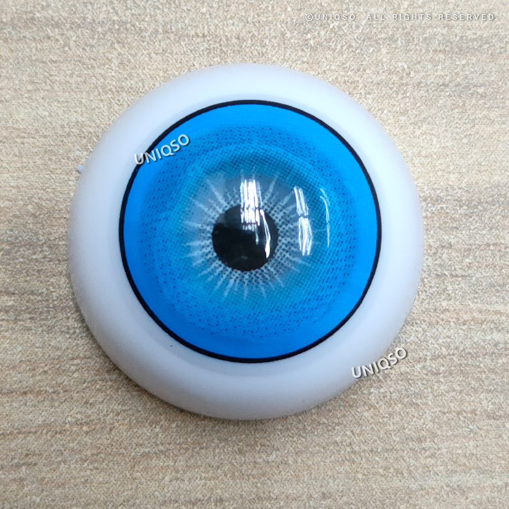 Kazzue Intense Pop Blue colored contacts