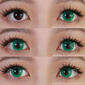 Kazzue Intense Pop Green colored contacts