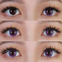 Kazzue Intense Pop Purple colored contacts