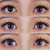 Kazzue Intense Pop Purple colored contacts