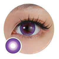 Kazzue Intense Pop Purple colored contacts