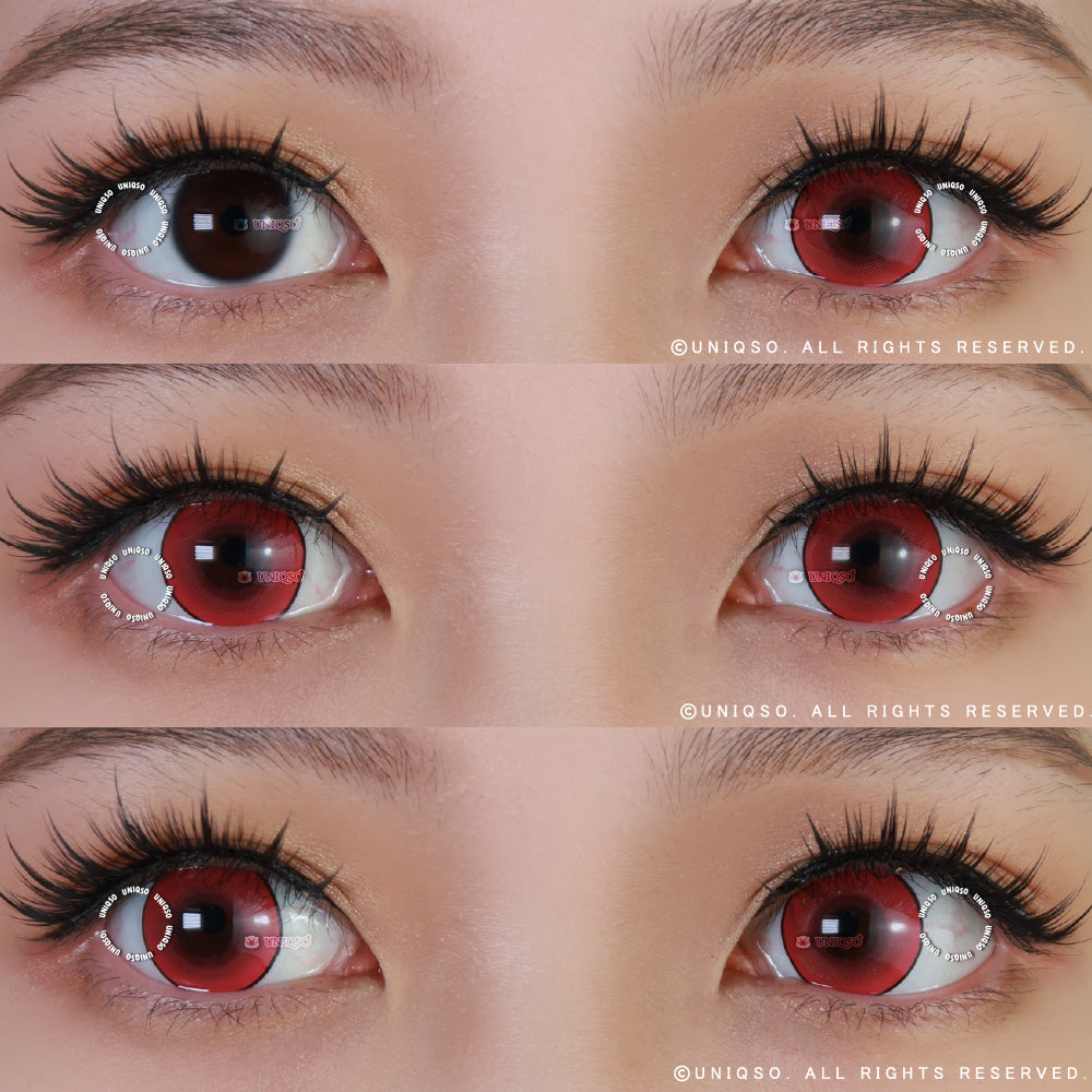 Kazzue Intense Pop Rose colored contacts