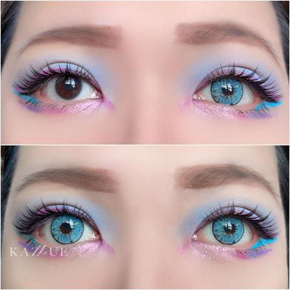 Kazzue Legacy Blue (1 lens/pack)-Colored Contacts-UNIQSO Canada