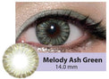 Kazzue Melody Ash Green colored contacts