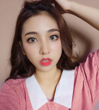 Kazzue Melody Ash Green colored contacts
