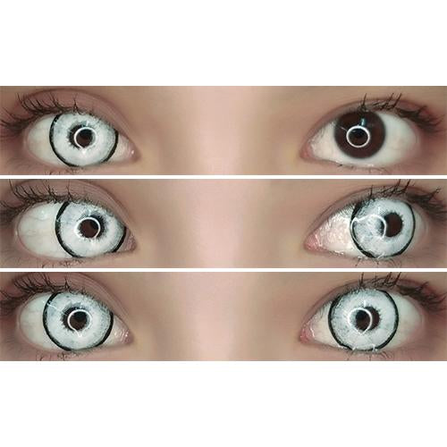 Kazzue Mini Sclera Zombified (1 lens/pack)-Mini Sclera Contacts-UNIQSO Canada