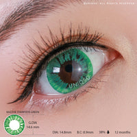 Kazzue Starryeye Green (1 lens/pack)-Colored Contacts-UNIQSO Canada