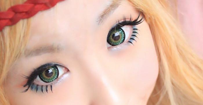 Kimchi Bambi Green (1 lens/pack)-Colored Contacts-UNIQSO Canada