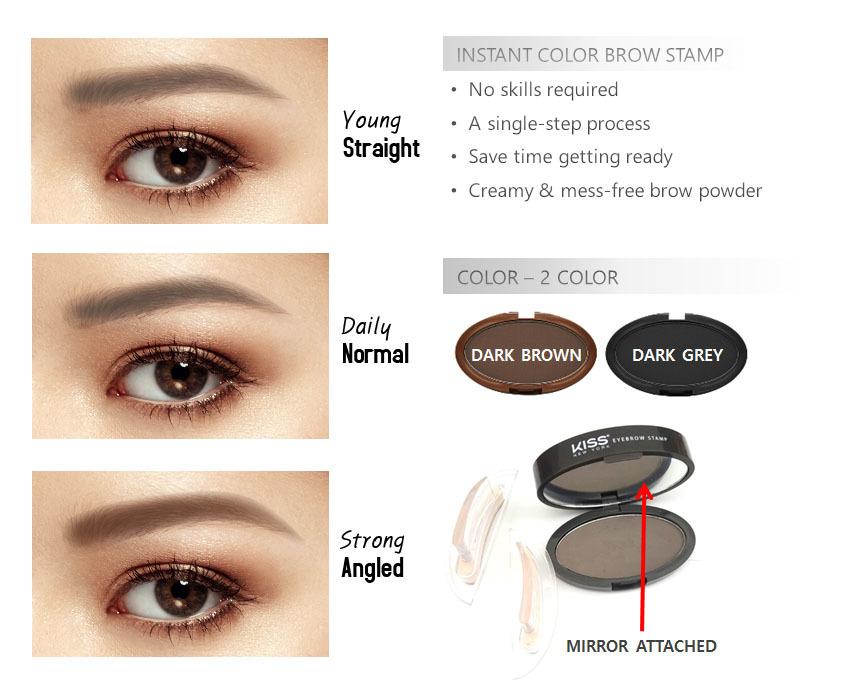Kiss New York - Eyebrow Stamp-Eyebrow Stamp-UNIQSO Canada