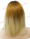 Premium Wig - Reverse-Ombre Blonde Lace Front Synthetic Wig-Lace Front Wig-UNIQSO