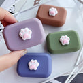 Lens Case - Center Pink Paw Set-Lens Case-UNIQSO Canada