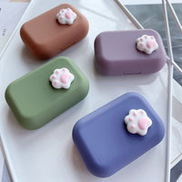 Lens Case - Side Pink Paw Set-Lens Case-UNIQSO Canada