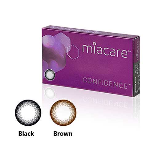 MiaCare Monthly Confidence Color - 1 Tone (2 lenses/pack)-Colored Contacts-UNIQSO Canada