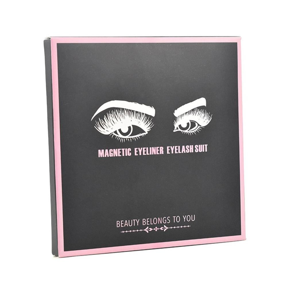 Mixed Designs Faux Mink Magnetic Eyelashes Kit Set (3 Pairs)-Magnetic Eyelash-UNIQSO Canada