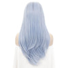 Premium Wig - Rooted Glacier Blue Long Straight Lace Front Wig-Lace Front Wig-UNIQSO