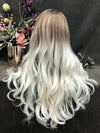 Premium Wig - Toffee Blonde Ombre Long Lace Front-Lace Front Wig-UNIQSO