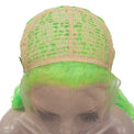 Premium Wig - Fluorescent Green Side Sweep Long Lace Front Wig-Lace Front Wig-UNIQSO