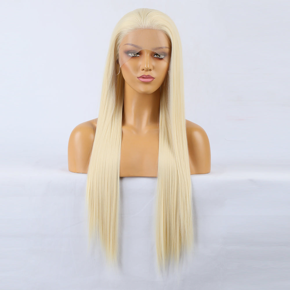 Natural Throne Front Lace Blonde Wig-Lace Front Wig-UNIQSO Canada