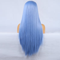 Pamper Blue Front Lace Long Hair Wig-Lace Front Wig-UNIQSO Canada