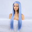 Pamper Blue Front Lace Long Hair Wig-Lace Front Wig-UNIQSO Canada