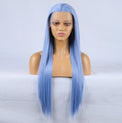 Pamper Blue Front Lace Long Hair Wig-Lace Front Wig-UNIQSO Canada