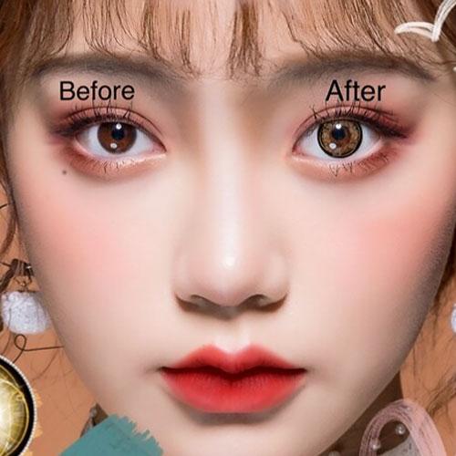 I.Fairy Pandora Brown (1 lens/pack)-Colored Contacts-UNIQSO