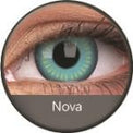 Phantasee Crazy Blue Nova (2 lenses/pack)-Crazy Contacts-UNIQSO Canada