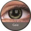 Phantasee Crazy Gold Gaia (2 lenses/pack)-Crazy Contacts-UNIQSO Canada