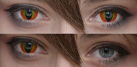 Phantasee Crazy Red Dragon Eyes (2 lenses/pack)-Crazy Contacts-UNIQSO Canada