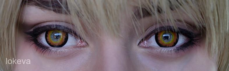 Phantasee Crazy Red Lestat Vampire (2 lenses/pack)-Crazy Contacts-UNIQSO Canada