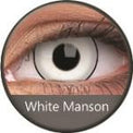 Phantasee Crazy White Manson - 1 Day Disposable (2 lenses/pack)-Crazy Contacts-UNIQSO Canada