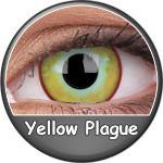 Phantasee Crazy Yellow Plague (2 lenses/pack)-Crazy Contacts-UNIQSO Canada