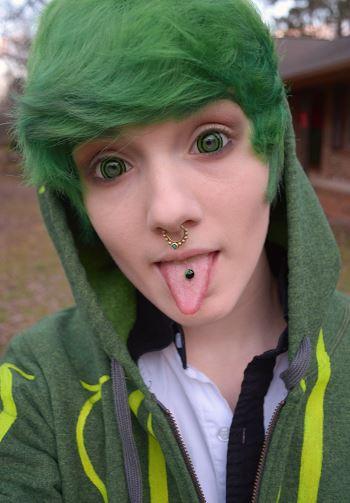 Phantasee Mini Sclera Lens Green Goblin (2 lenses/pack)-Mini Sclera Contacts-UNIQSO Canada