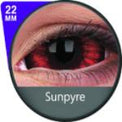 Phantasee Red Black Sclera Contacts Sunpyre (2 lenses/pack)-Sclera Contacts-UNIQSO Canada