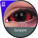 Phantasee Red Black Sclera Contacts Sunpyre (2 lenses/pack)-Sclera Contacts-UNIQSO Canada