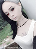 Phantasee Red Black Sclera Contacts Tokyo Ghoul - Red Ghoul/Gremlin (2 lenses/pack)-Sclera Contacts-UNIQSO Canada